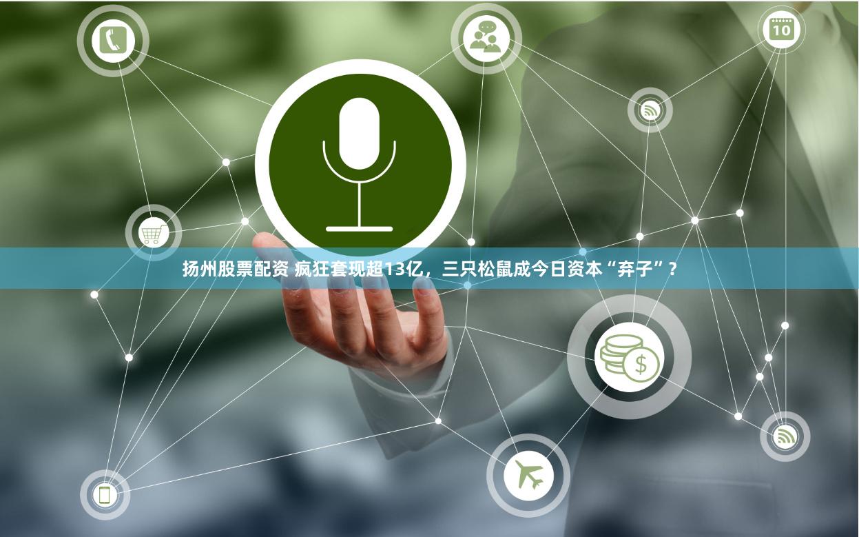扬州股票配资 疯狂套现超13亿，三只松鼠成今日资本“弃子”？
